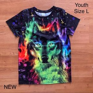❗️SOLD❗️Wolf Graphic T-shirt NEW